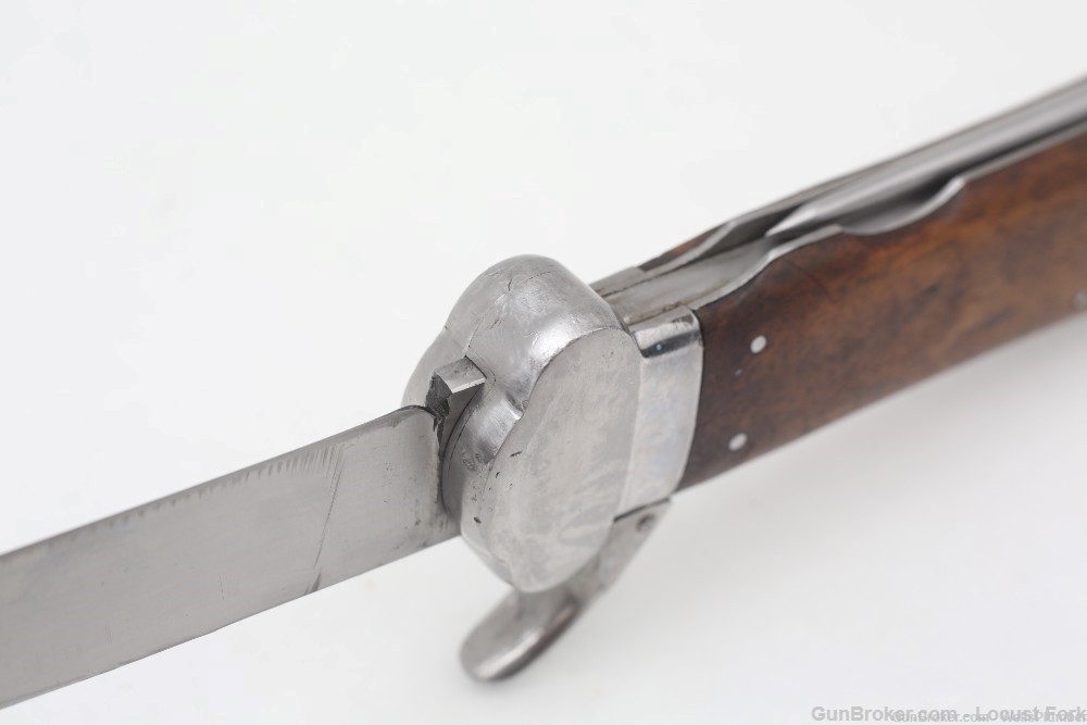 GERMAN WWII LUFTWAFFE PARATROOPER GRAVITY KNIFE SMF MAKER MARK (NICE)-img-24