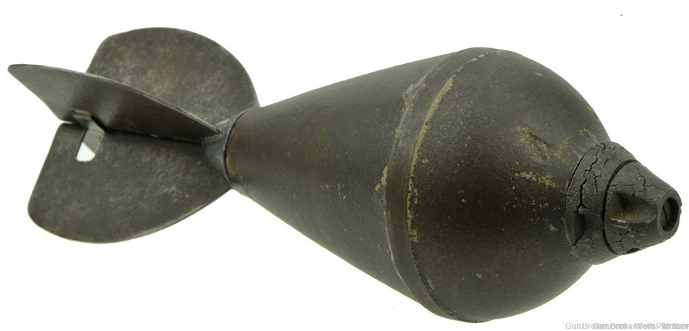 WWI FRENCH 60MM TRENCH MORTAR ROUND MODEL 1916 INERT-img-1
