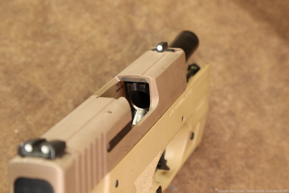 FN 503 FDE Integrated LaserMax Flashlight 9mm Concealed Carry Slim Pistol -img-13