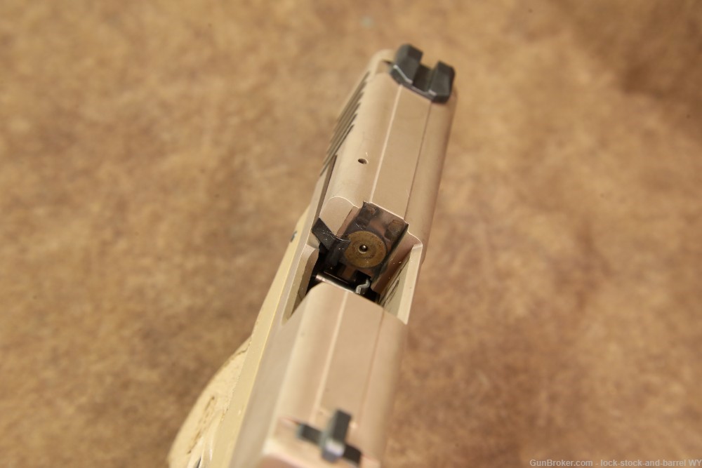 FN 503 FDE Integrated LaserMax Flashlight 9mm Concealed Carry Slim Pistol -img-14