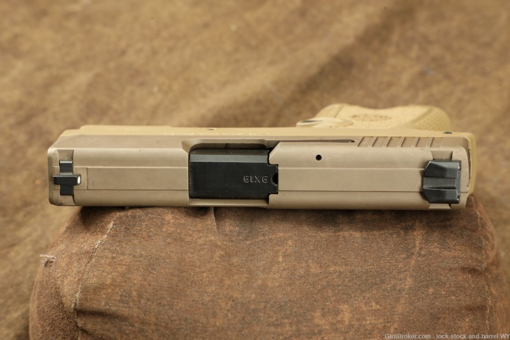 FN 503 FDE Integrated LaserMax Flashlight 9mm Concealed Carry Slim Pistol -img-9