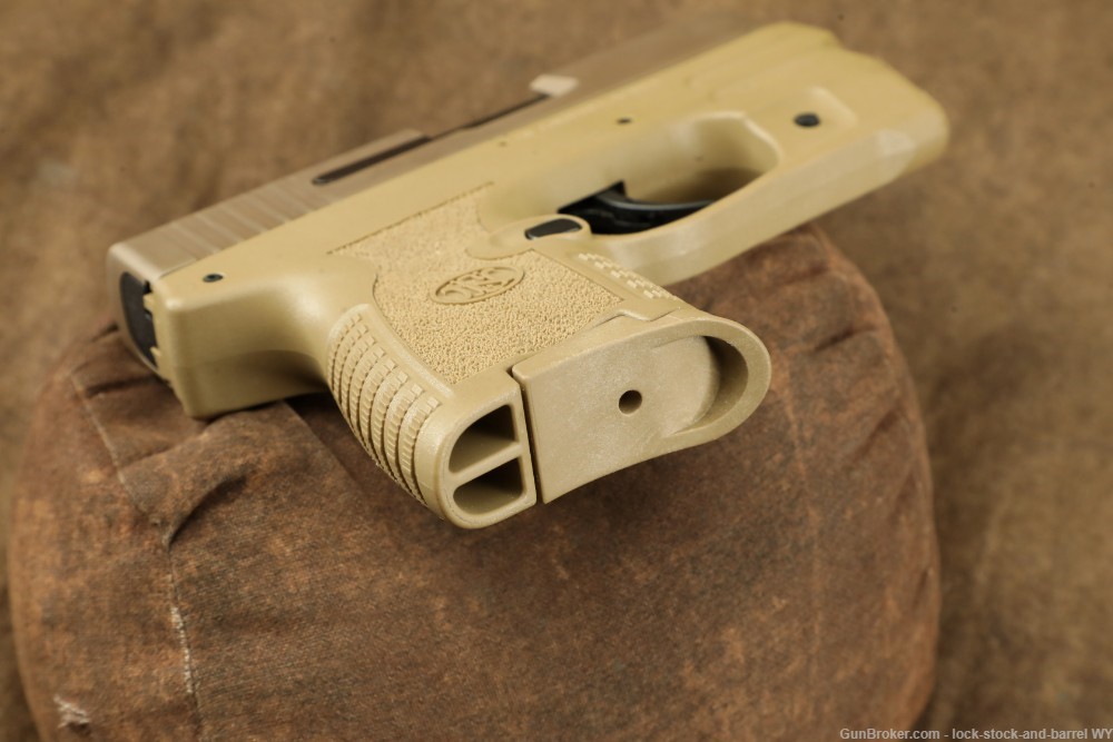 FN 503 FDE Integrated LaserMax Flashlight 9mm Concealed Carry Slim Pistol -img-31