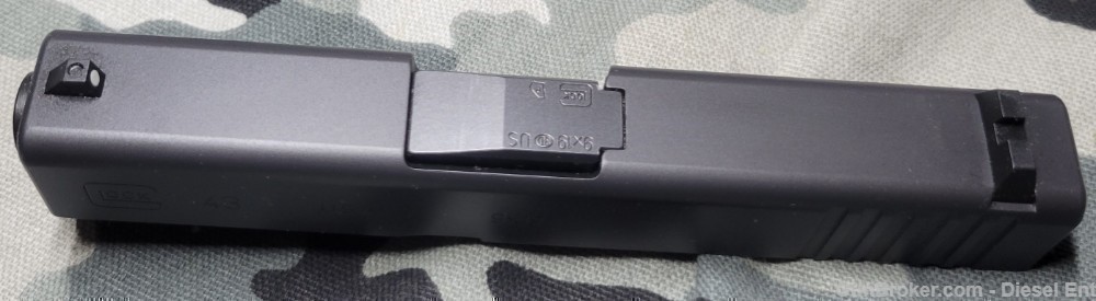 Glock G43 9MM complete OEM slide 43 Black New-img-3