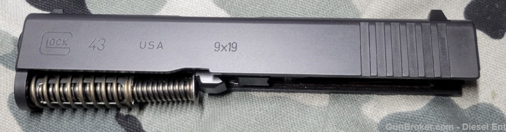 Glock G43 9MM complete OEM slide 43 Black New-img-1