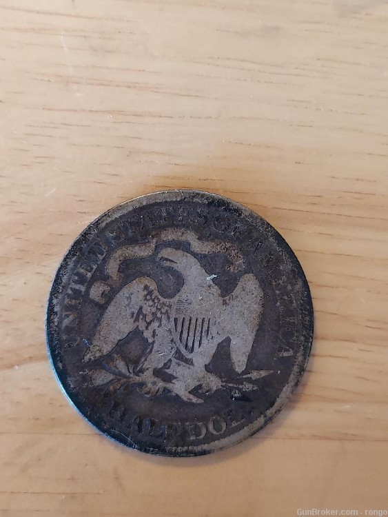 1876 SEATED HALF dollar  (U6)-img-1