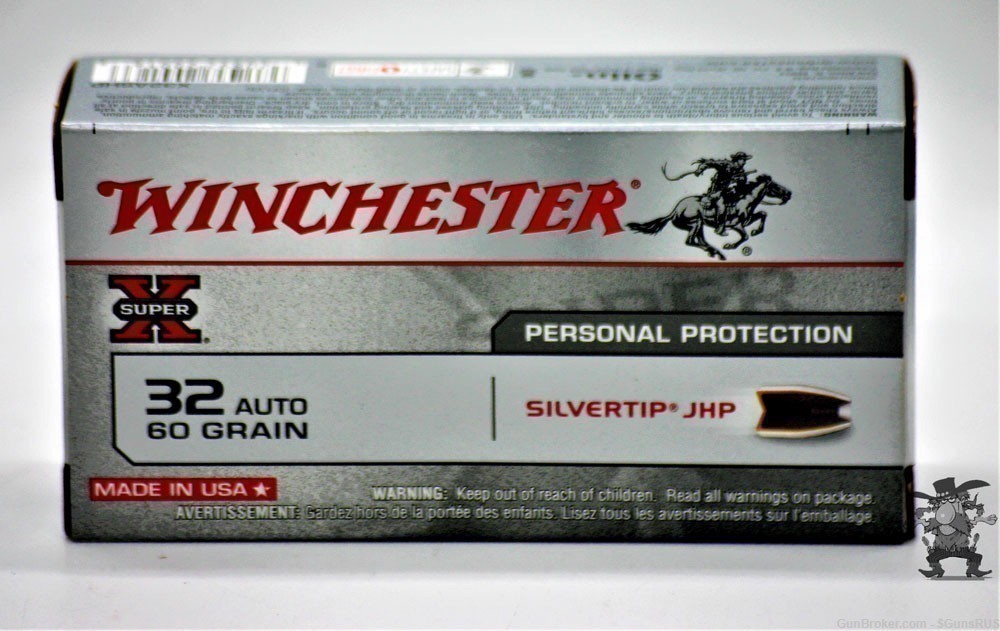 32 AUTO WINCHESTER SILVERTIP 32 ACP Personal Protection 60 Grain JHP 50 RD-img-3
