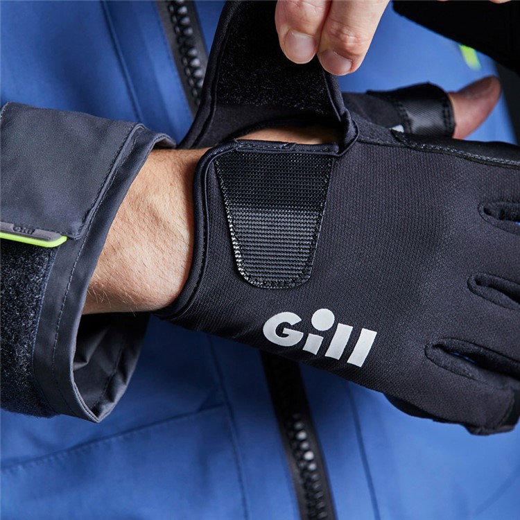 GILL Championship Gloves - Long Finger, Color: Black, Size: S (7253BS)-img-4