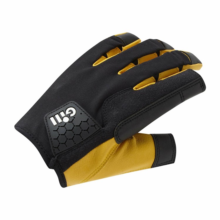 GILL Pro Gloves - Long Finger, Color: Black, Size: L (7453BL)-img-0