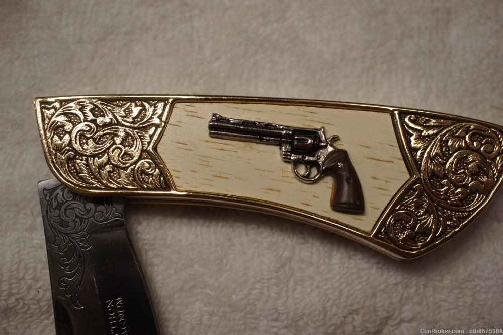 Colt 1955 Python 357 Magnum Knife Franklin Mint-img-0