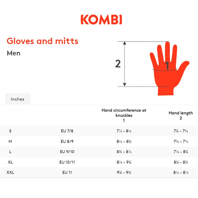 KOMBI Sanctum Gloves, Color: Gunmetal, Size: L-img-2