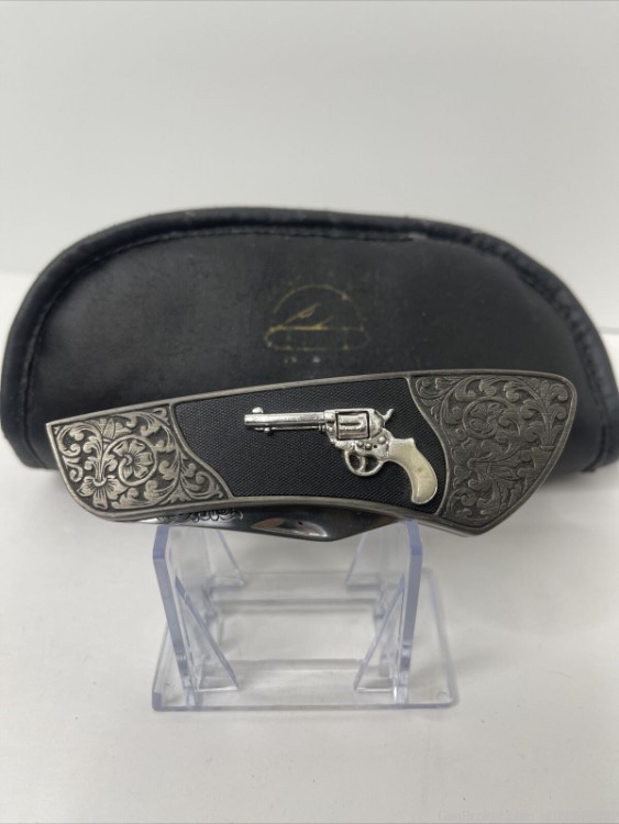 Colt Revolver 1877 Double-Action Lightning Knife Franklin Mint -img-0