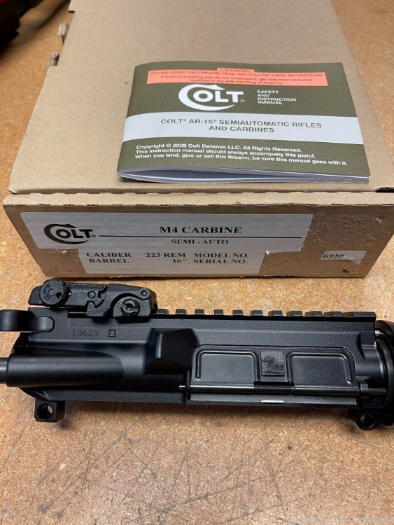 Colt 6920 16" 5.56 1/7 Complete Upper Cage Code M4 Carbine NO CC FEES-img-0