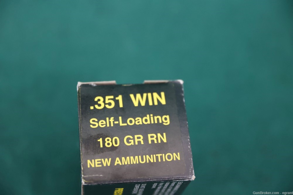 ammo 351 Win Self Loading 50 rounds Precision Cartridge .351 SL-img-0