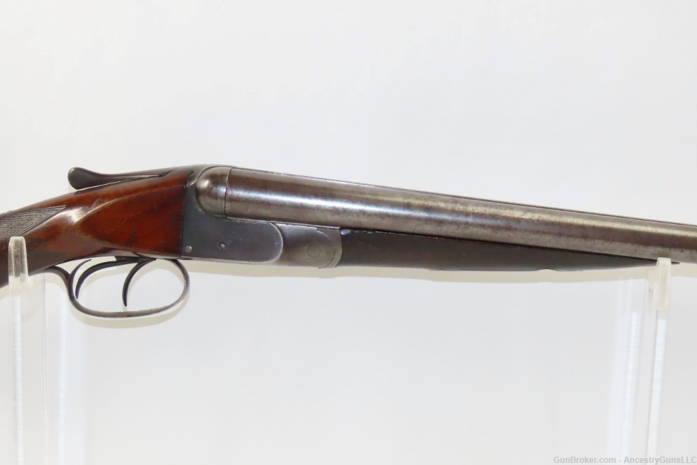 c1889 mfr Antique W.W. GREENER Double Barrel SxS Boxlock HAMMERLESS Shotgun-img-17