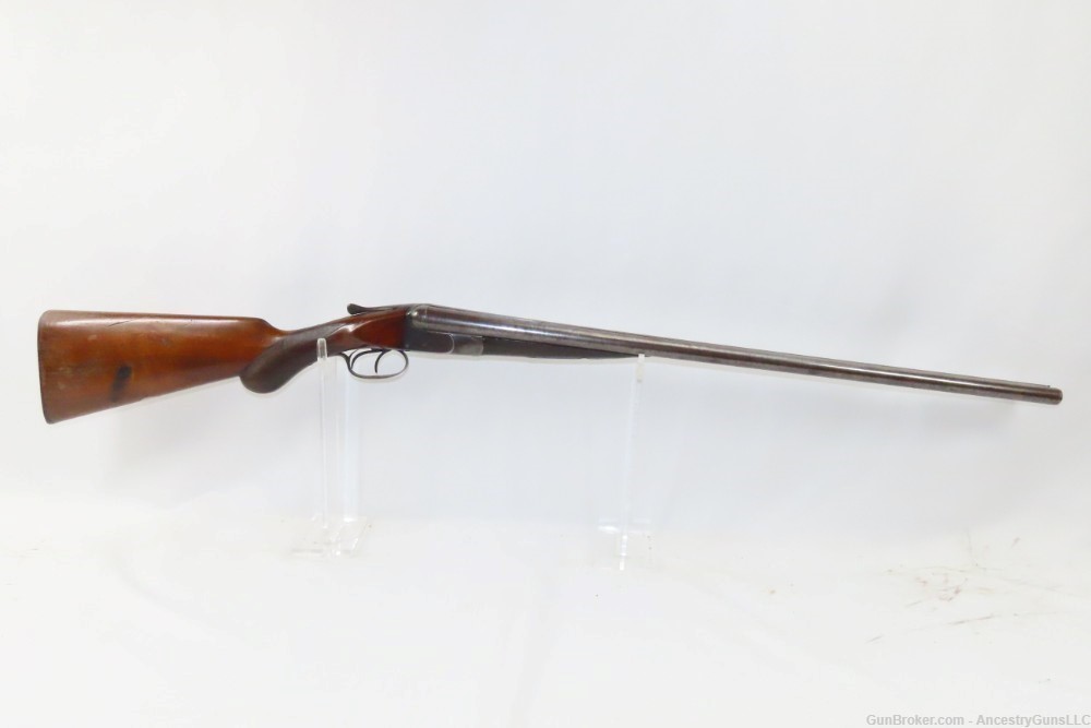c1889 mfr Antique W.W. GREENER Double Barrel SxS Boxlock HAMMERLESS Shotgun-img-15