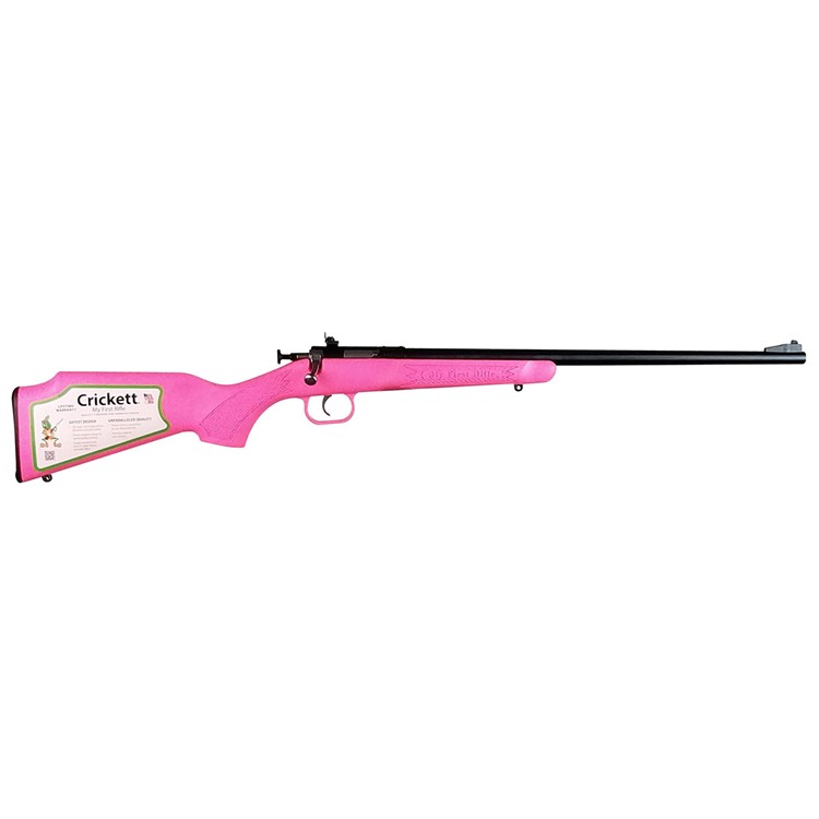 Keystone Sporting Arms Cricket Youth 22 LR Rifle 16.125 Single Shot Pink -img-0