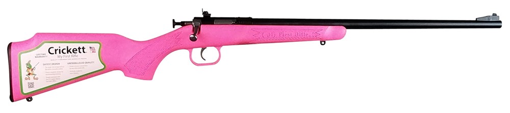 Keystone Sporting Arms Cricket Youth 22 LR Rifle 16.125 Single Shot Pink -img-1