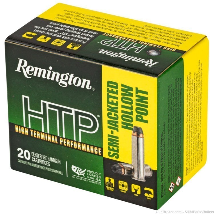 Remington HTP .38 Special 110 Grain Semi-Jacketed Hollow Point - 20 Rounds-img-2