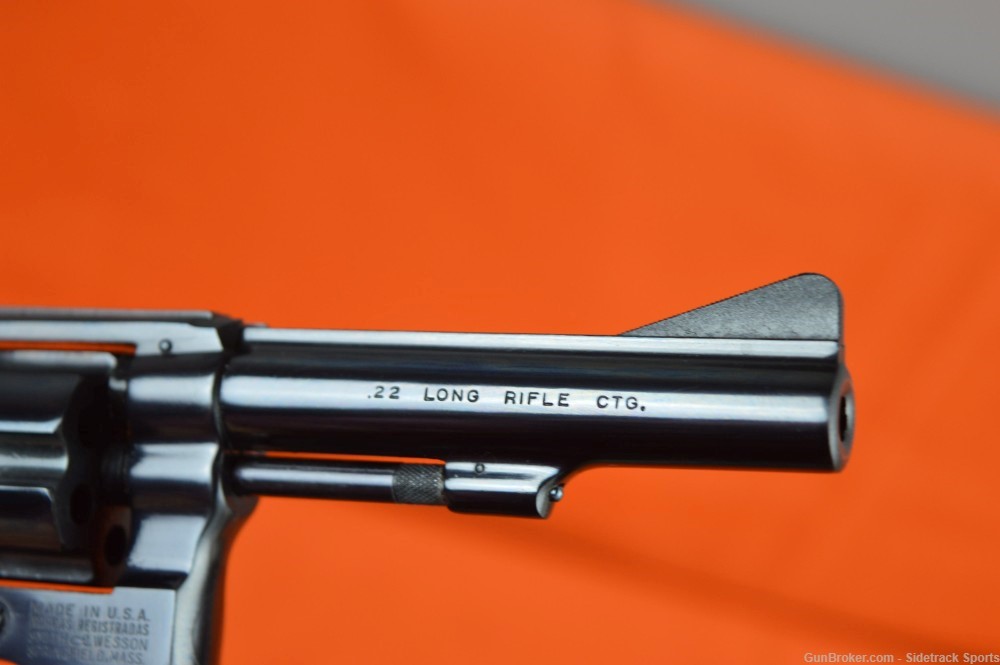 Smith & Wesson Model 34-1 22LR Flat Latch, Round Butt, Diamond Grips Pre-69-img-12