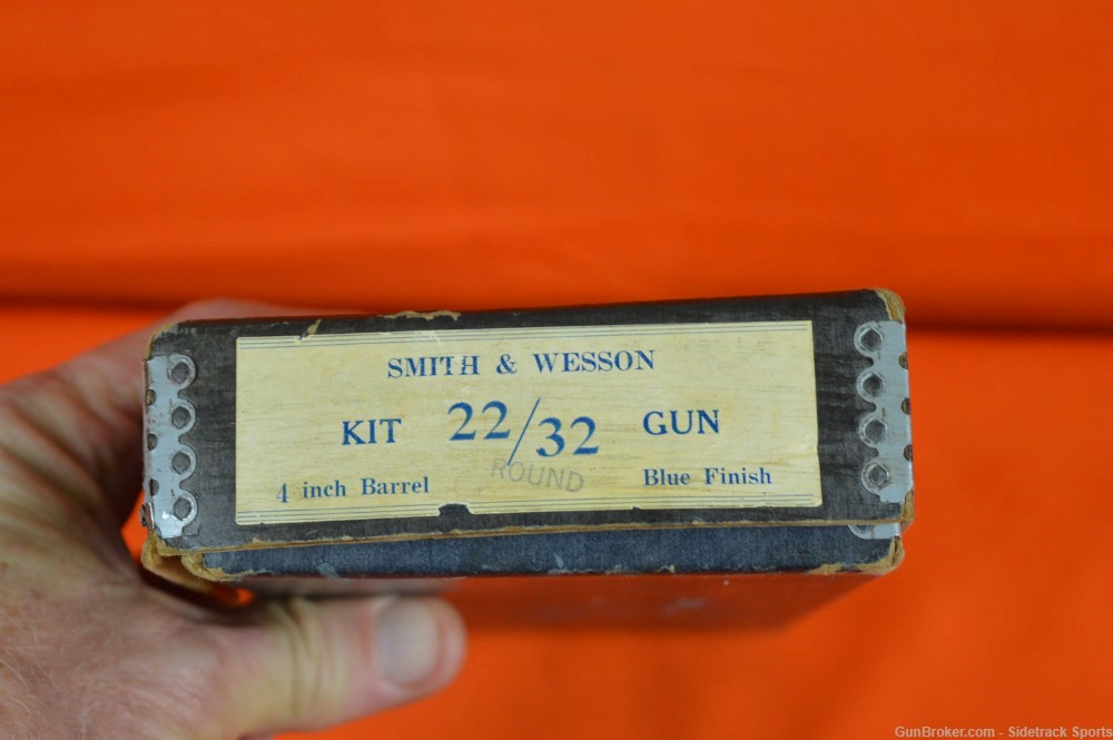 Smith & Wesson Model 34-1 22LR Flat Latch, Round Butt, Diamond Grips Pre-69-img-3