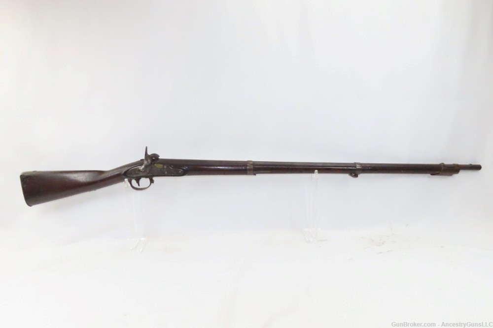 Antique US SPRINGFIELD ARMORY Model 1816 Percussion CONE Conversion Musket -img-1