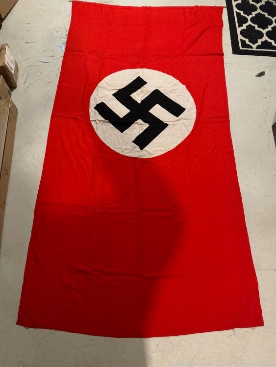 WW2 Vintage German Third Reich Flag Insignia 4x8 foot World War WWII 2 -img-0