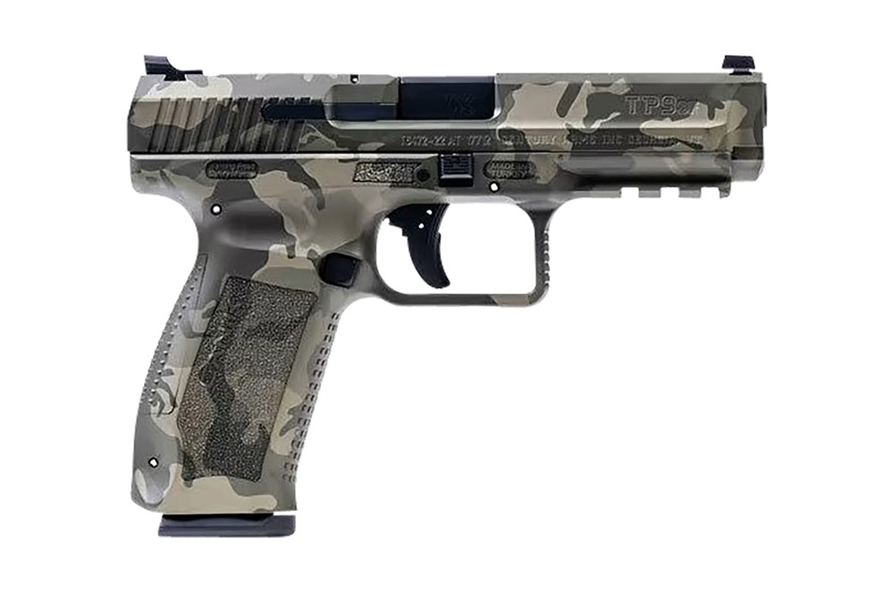 Canik TP9SF 9mm Luger Pistol 4.46 Woodland Camo HG4865WG-N-img-0