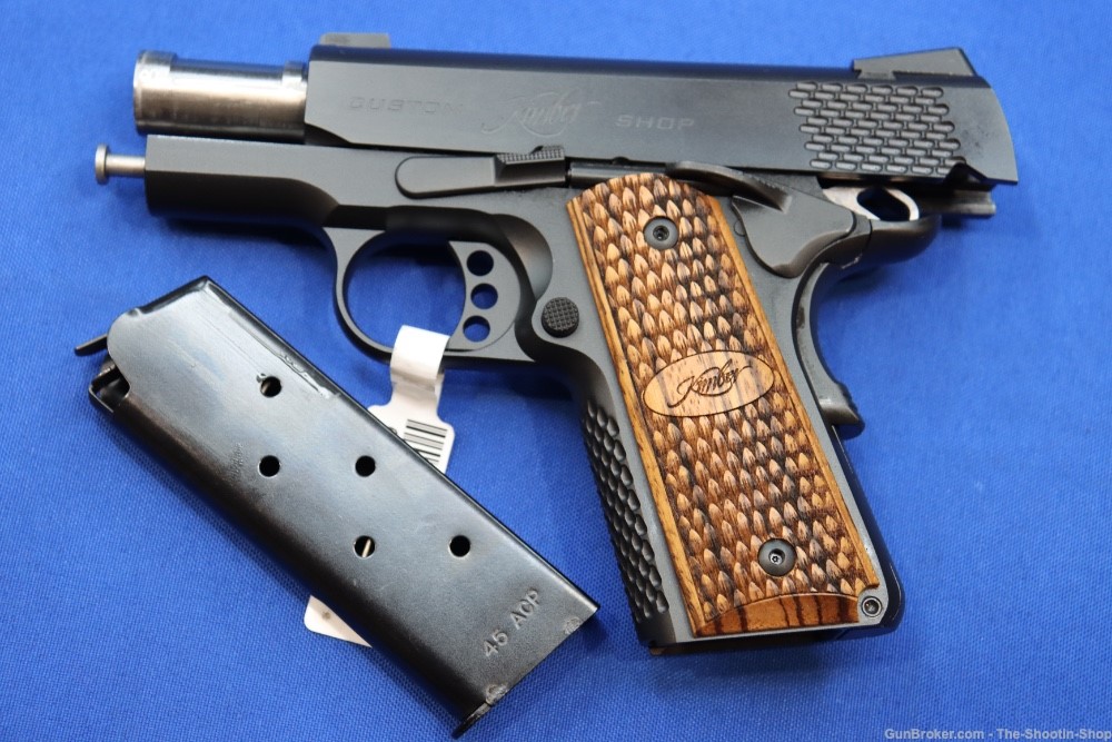 Kimber CUSTOM SHOP Ultra Raptor II 1911 Pistol 45ACP 3" Compact NS MS SA 45-img-23