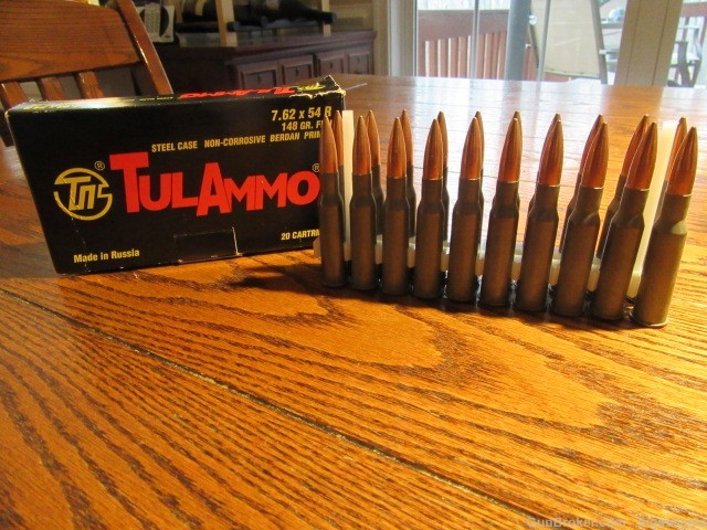 TulAmmo 7.62x54R ammunition-img-0