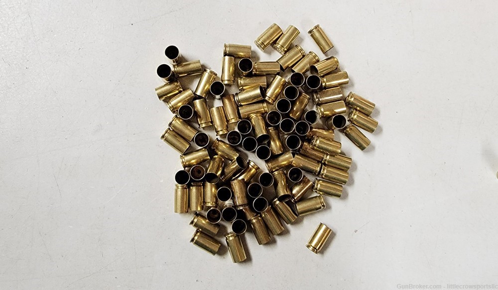 9MM Brass Over 1450 Pieces Police Range Pick Up-img-0