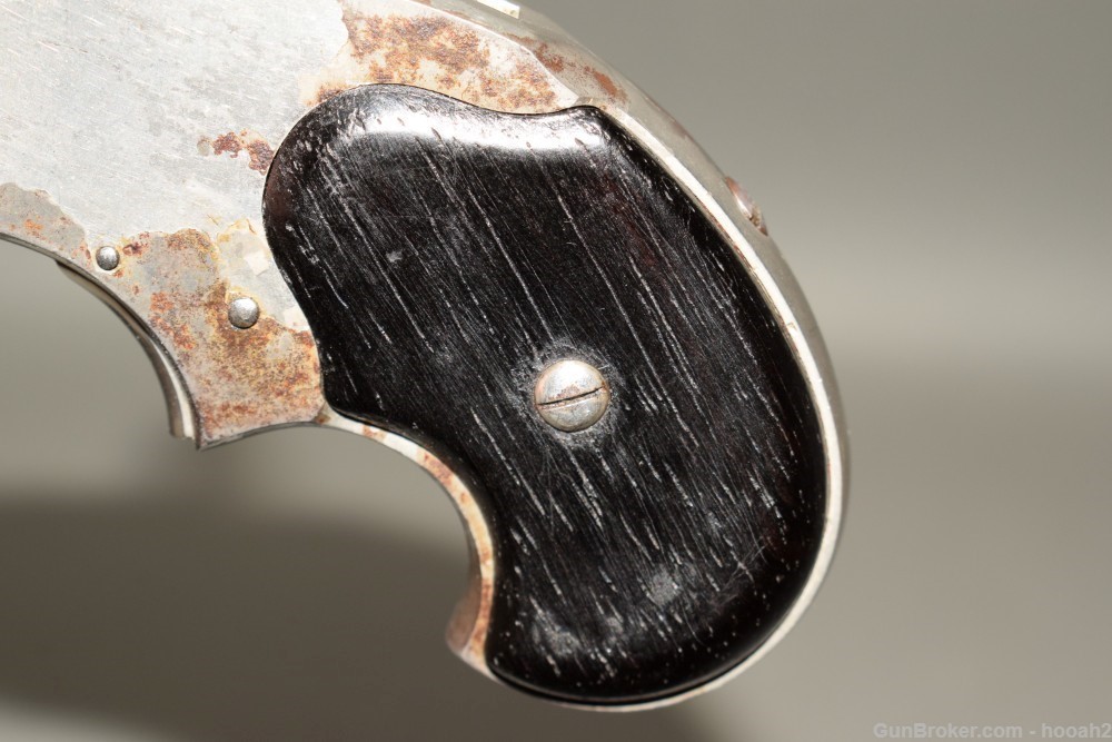 Fine Remington Rider Magazine Pistol 32 Rimfire Extra Short 80% Org Nickel-img-5