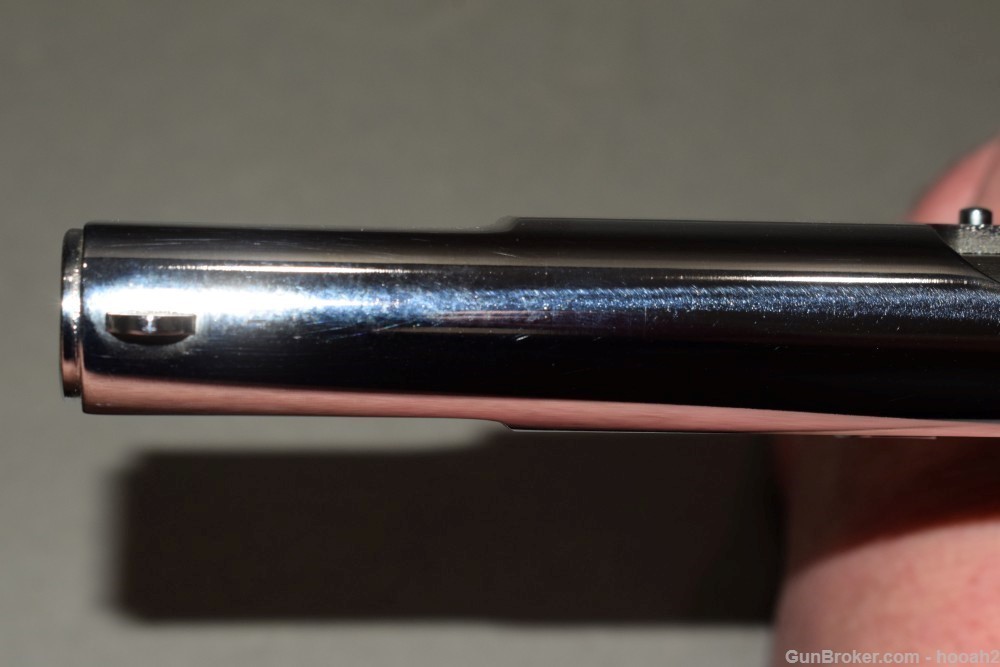 Superb Belgian Browning Hi Power Centennial Pistol Nickel w Box 9mm 1/3500-img-13