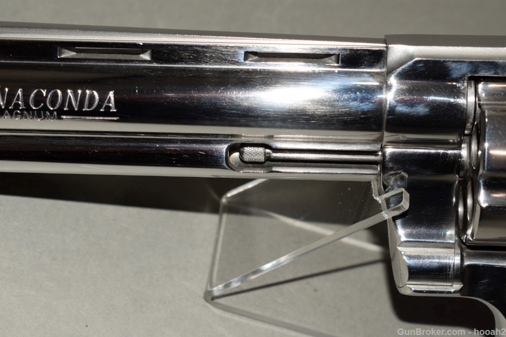 Exceptional Colt Anaconda Ultimate Bright Stainless Revolver 44 Mag 8" -img-10