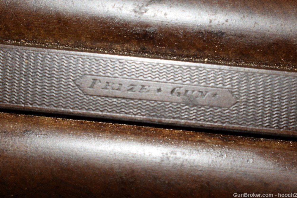 Highly Engraved John P Lovell & Sons SxS Hammer Shotgun 12 G Prize Gun-img-32