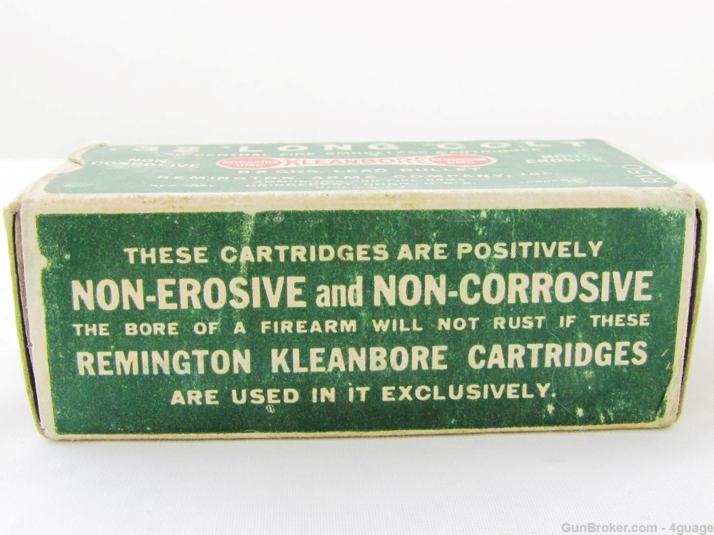 Remington UMC Kleanbore .32 Long Colt CF Cartridges - Full Dogbone Box-img-3