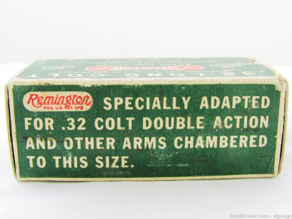 Remington UMC Kleanbore .32 Long Colt CF Cartridges - Full Dogbone Box-img-2