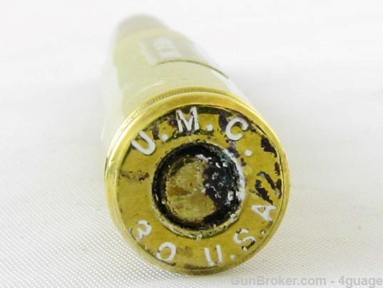 Rare UMC .30 Blake Rimless Experimental Cartridge-img-1