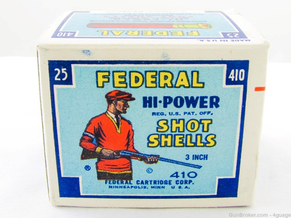 Federal Hi-Power 410 Ga Shotshells - Full Box-img-1