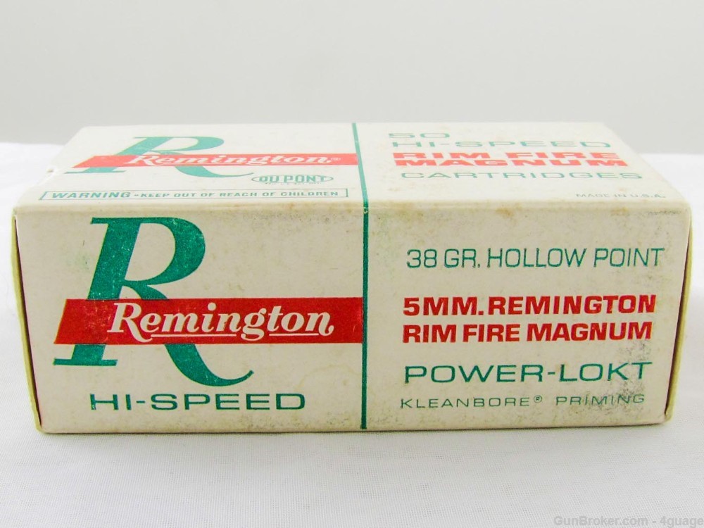 Remington 5mm Magnum Rimfire - Full Box-img-2