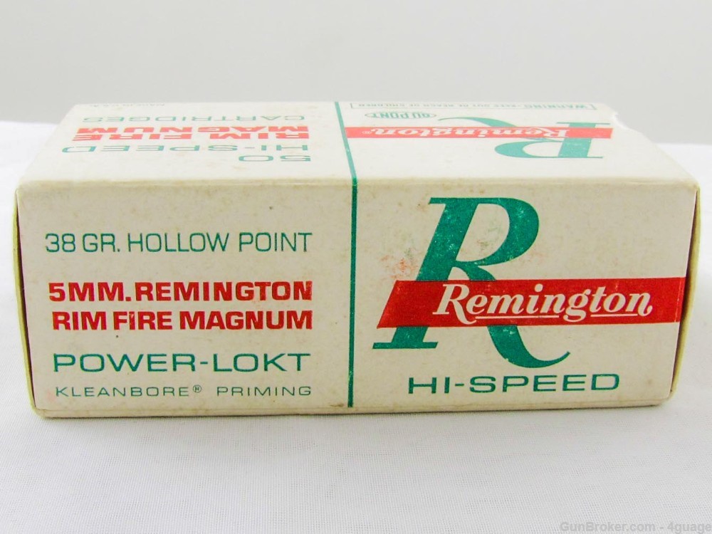 Remington 5mm Magnum Rimfire - Full Box-img-3