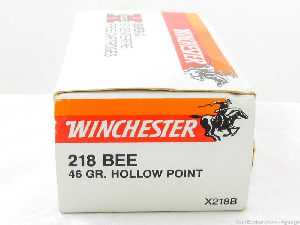 Winchester Super-X .218 Bee Rifle Cartridges - Full Box-img-1