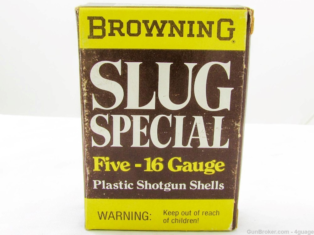 Browning 16 Ga Slug Special - Full Five Round Box-img-0
