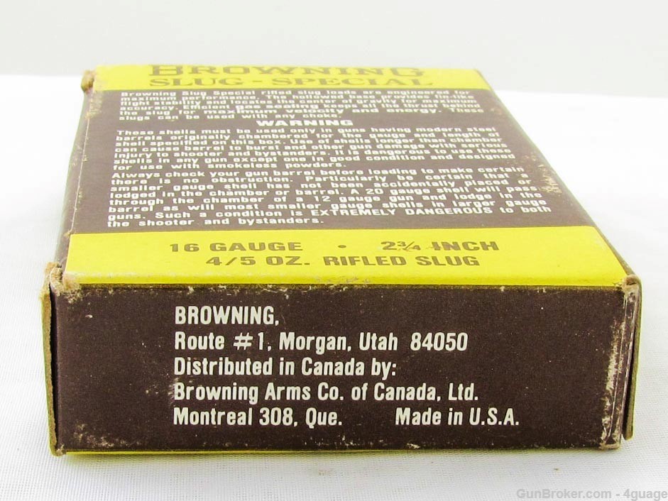 Browning 16 Ga Slug Special - Full Five Round Box-img-4