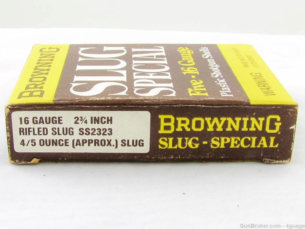 Browning 16 Ga Slug Special - Full Five Round Box-img-2