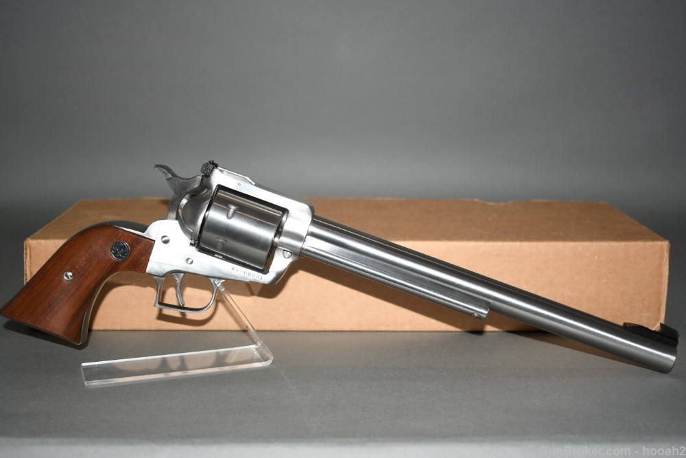 Ruger New Model Super Blackhawk Stainless Revolver 10.5" Bull 44 Mag W Box-img-0