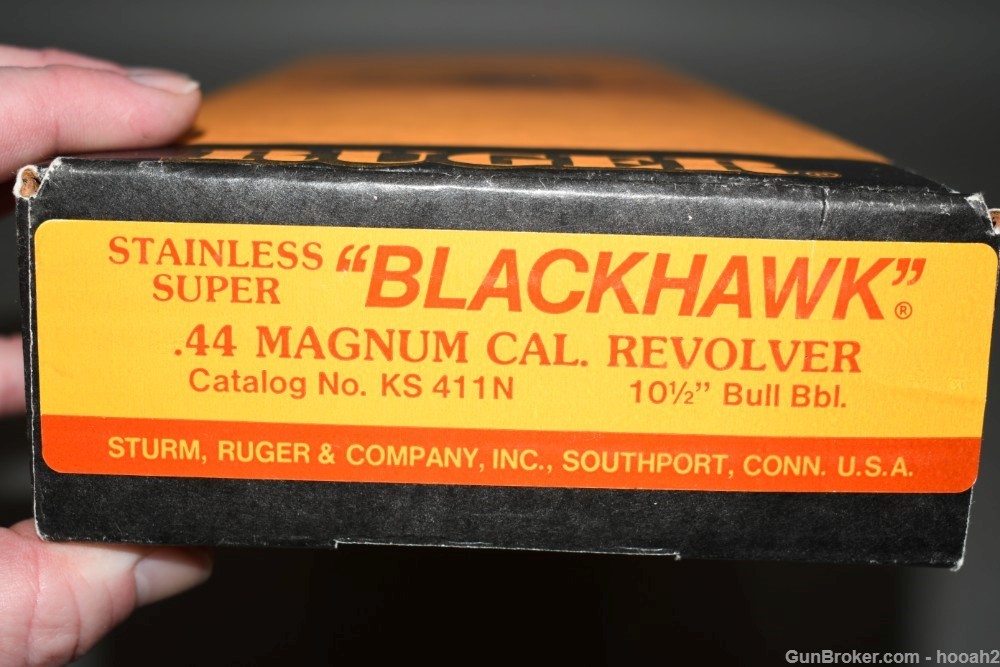 Ruger New Model Super Blackhawk Stainless Revolver 10.5" Bull 44 Mag W Box-img-45