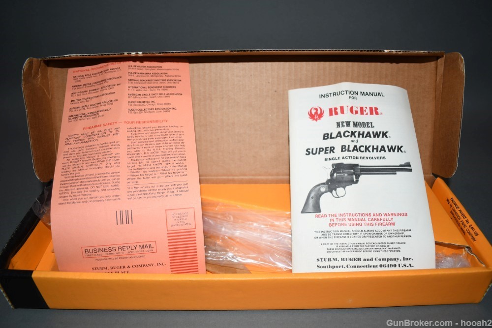 Ruger New Model Super Blackhawk Stainless Revolver 10.5" Bull 44 Mag W Box-img-46