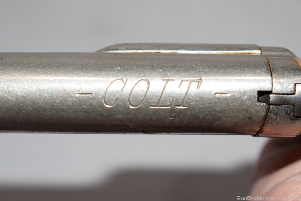 Colt Thuer 3rd Model Derringer Single Shot Pistol 41 Rimfire Nickel C&R-img-17