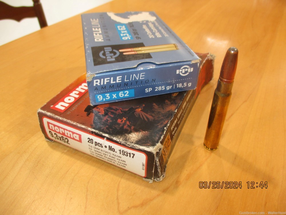 9.3x62 Norma PPU 39 rounds-img-1