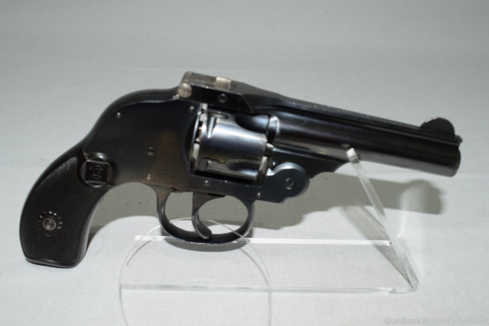 Harrington & Richardson 32 Safety Hammerless 32 S&W Revolver Blued C&R-img-0